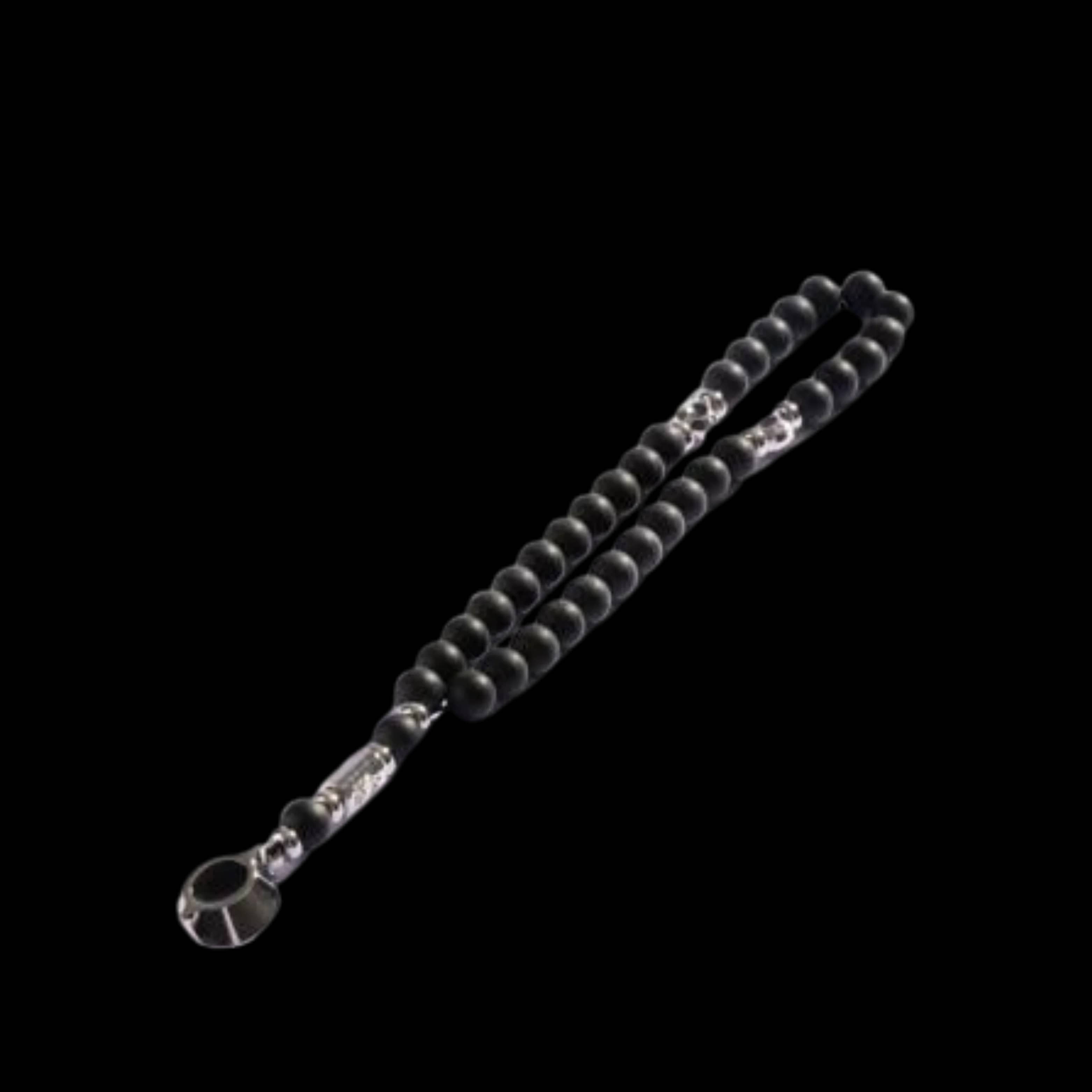 OSWA Black Stone Design Rosary 33 1