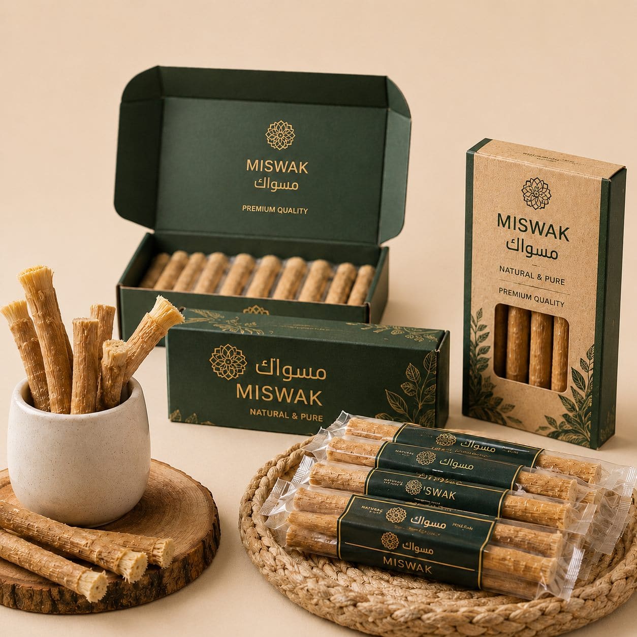 Miswak B2B Program product and export visual
